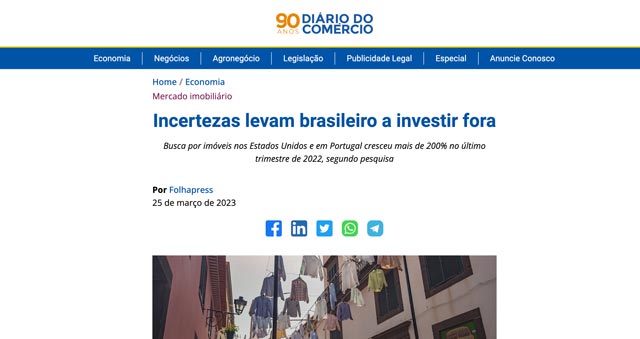 Incertezas levam brasileiro a investir fora
